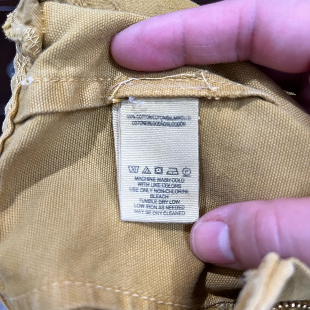 Free People We the Free Yellow High Waisted Wide Leg Cropped Khakis Sz. 27 - Picture 7 of 9